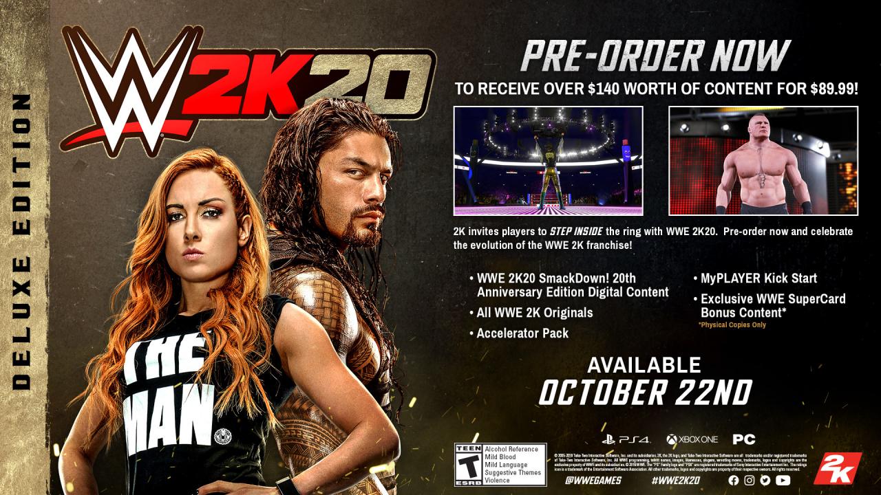 WWE 2K20 RU VPN Activated Steam CD Key