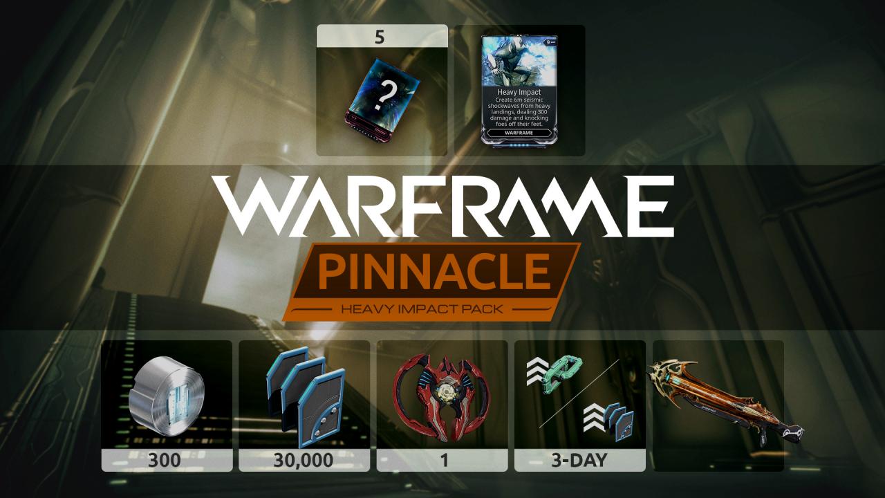 Warframe - Heavy Impact Pinnacle Pack DLC Steam CD Key