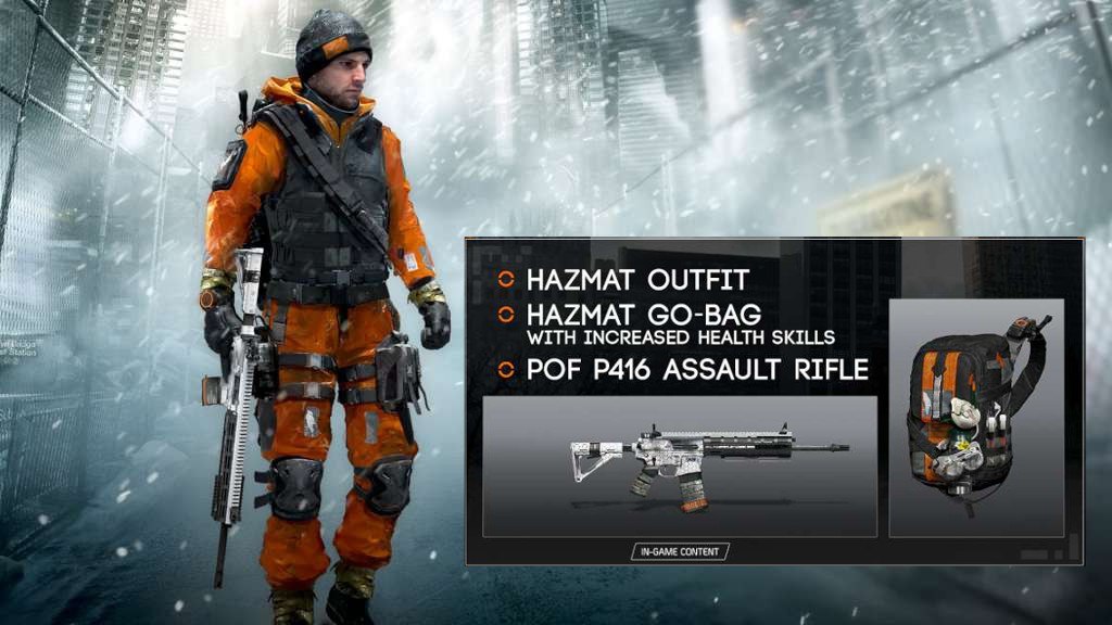 Tom Clancy's The Division + Hazmat Gear Set Uplay CD Key