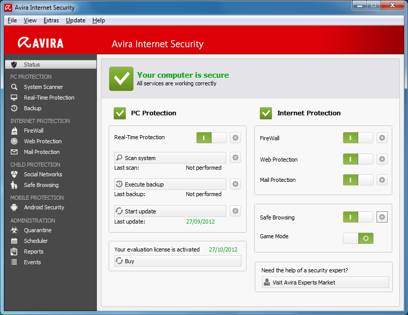 Image result for Avira Internet Security Suite