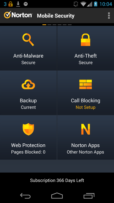 free norton security for android