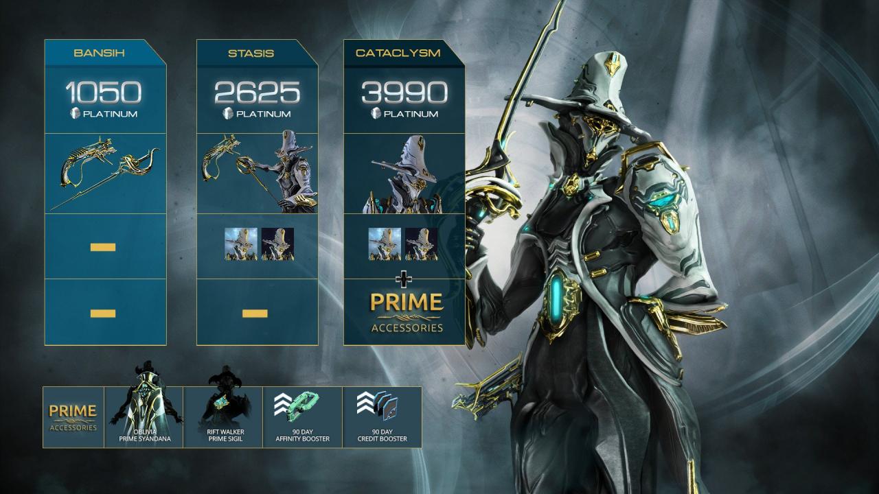 Warframe - Limbo Prime Access: Stasis Bundle DLC Manual Delivery